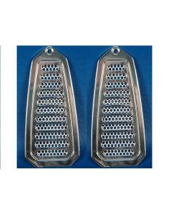 Camaro Door Jamb Vents, Polished Billet, 1967-1969