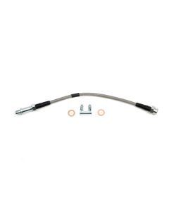 Camaro Front Brake Hose, With Drum Brakes, Braided Stainless Steel, 1967