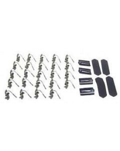 Lower Body Molding Clip Set,Rally Sport (RS),1968