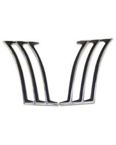  1969 Camaro Quarter Panel Side Louvers Show Correct