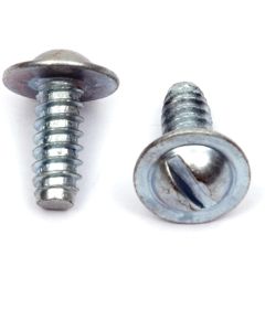 License Plate Mounting Screws,Flanged,Slotted,Rear,67-69