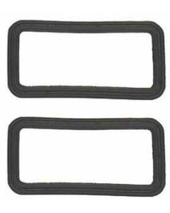Camaro Back-Up Light Housing To Body Gaskets, Molded, RallySport (RS), 1967-1968