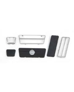 Pedal Pad/Trim Kit,Cars w/ Disc Brakes & A/T,67-68