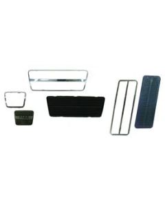Camaro Pedal Pad & Trim Kit, For Cars With Drum Brakes & Automatic Transmission, 1967-1968