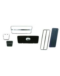Camaro Pedal Pad & Trim Kit, For Cars With Front Disc Brakes & Automatic Transmission, 1969-1981