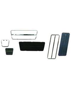 Camaro Pedal Pad & Trim Kit, For Cars With Drum Brakes & Automatic Transmission, 1969-1981