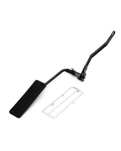 Camaro Accelerator Rod Thru Firewall Assembly, With Chrome Pedal Trim, All V8, 1968-1969