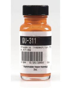 Camaro Chassis Inspection Marking Paint, Orange, 1967-1969