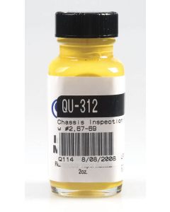 Camaro Chassis Inspection Marking Paint, Yellow #2, 1967-1969