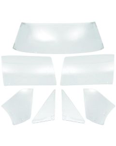 Camaro Glass Set, Complete, Clear, Convertible, 1967