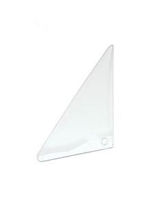 Camaro Vent Window Glass, Clear, Coupe & Convertible, Left,1967