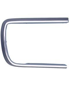 Camaro Headlight Door Molding, Right, Chrome & Black, RallySport (RS), 1967-1968