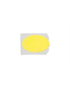 Steering Box Decal,Oval,Yellow,1969