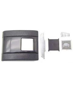 Camaro Seat Belt Buckle Cover Assembly, Standard, With Fisher Logo, 1967