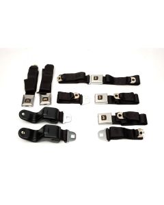 Camaro Seat Belt Sets, Deluxe, Front & Rear, 1967
