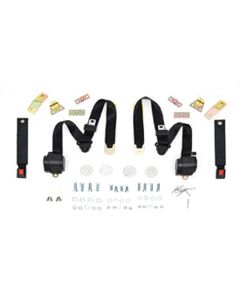 Camaro Seat Belt Kit, Front 3-Point, Retractable, 1967-1969