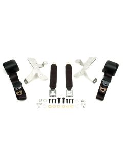 Camaro 3-Point Retractable Rear Shoulder Harness/Seat Belt Kit, Morris Classic Concepts, 1969