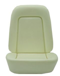Camaro Bucket Seat Foam Cushions, With Reinforcing Wire, Standard Interior, 1969