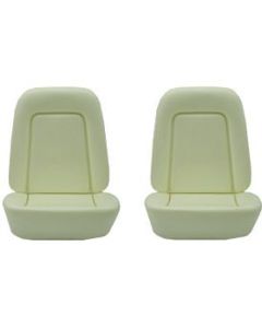 Bucket Seat Foam Cushions,w/Reinforcing Wire,Standard,1969