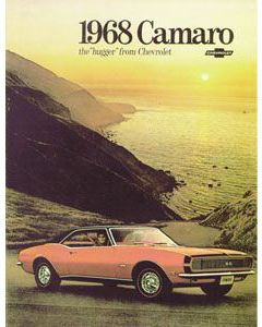 Camaro Dealer Showroom Brochure, 1968