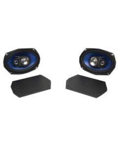 Camaro Custom Autosound, Radio Speakers, Rear Package Shelf, 200 Watt, 6 x 9 1967-81