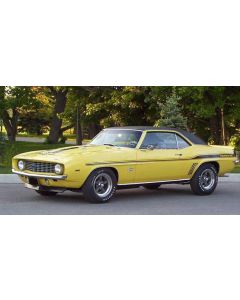 Yenko Vinyl Stripe Kit,2 Mil Thick,Black,1969