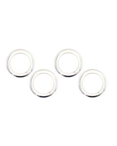 Camaro Rally Wheel Trim Ring Set, 15 x 7, With Inside StyleClips, 1969-1981