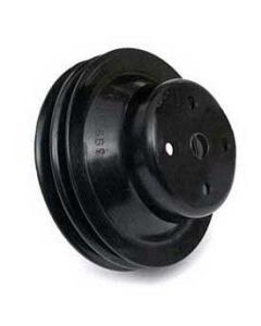 Camaro Water Pump Pulley, 396/325hp, For Cars With A.I.R. Pump, 1967 & 396/375hp, 1967-1968, Deep Double Groove