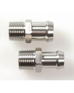 Camaro Heater Hose Fitting Set, Big Block, 1967-74 & 1969-74 Small Block, Hex Head, Stainless Steel, 1967-74