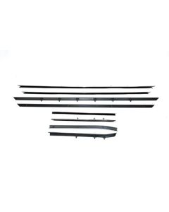 PUI Interiors, Outer Window Felt Kit, With Flat Stainless Steel Beads| F234-10 Camaro Coupe Only 1967