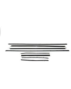PUI Interiors, Window Felt Kit, With Flat Inner And Outer Stainless Steel Beads, For Cars With Standard Or Deluxe Interior Rally Sport (RS) Or With Optional Exterior Trim| F236-1 Camaro Coupe Only 1968