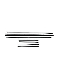 Window Felt Kit,Conv,w/S/S Beads,Dlx Interior,RS,1968