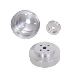 3 Piece CNC Machined Aluminum BBK 1598 Underdrive Pulley Kit for GM 305/350 F-Body/Truck 