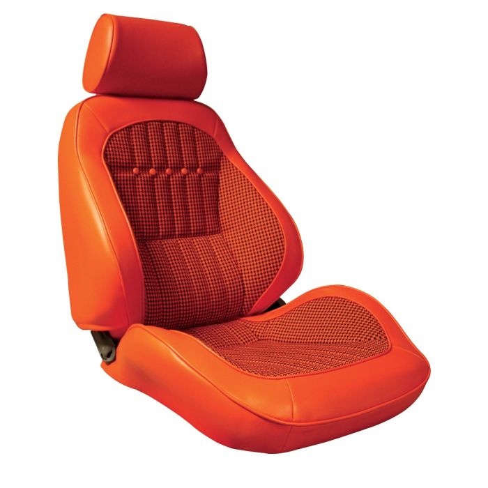 1969 Camaro Touring II Front Bucket Seats Houndstooth Deluxe Interior