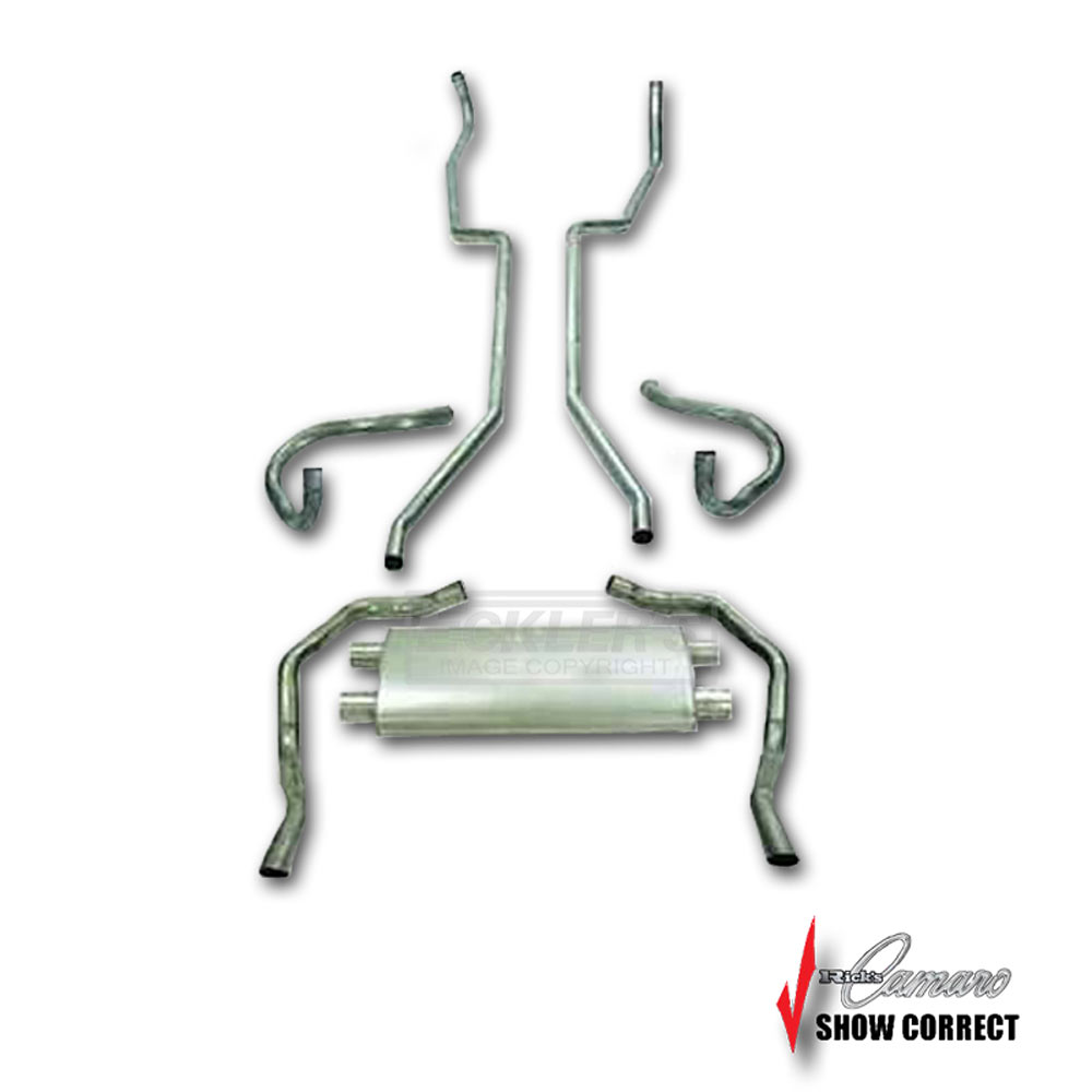 Camaro Stainless Steel Dual Exhaust System Show Correct 1967 1969