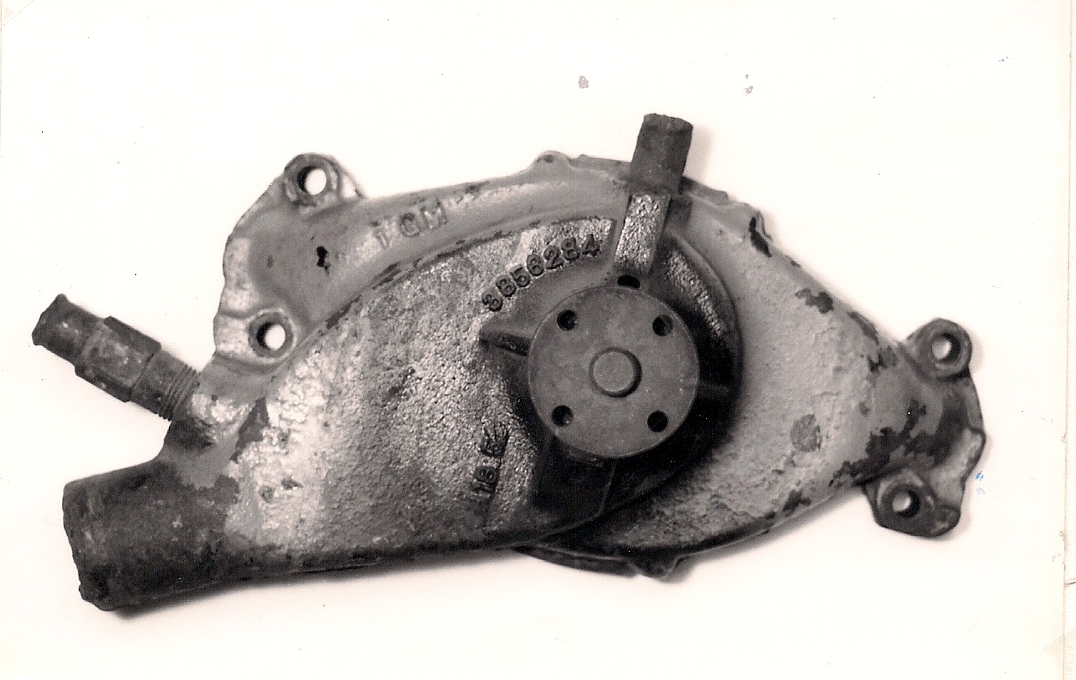 Front view of the big block #3856284 waterpump. 